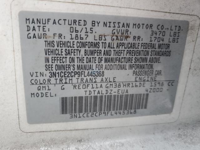 2015 NISSAN VERSA NOTE - 3N1CE2CP9FL445368
