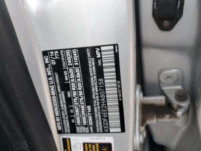 2017 MERCEDES-BENZ GLS 450 4M - 4JGDF6EE2HA807158