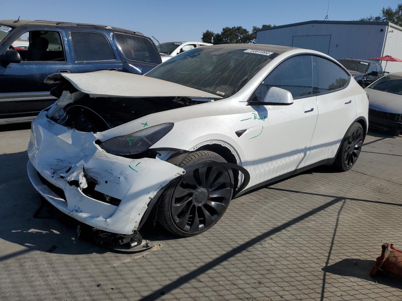 Lot #2990987210 2022 TESLA MODEL Y