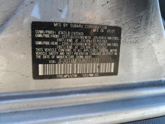 2018 SUBARU CROSSTREK - JF2GTAMC9JH212321