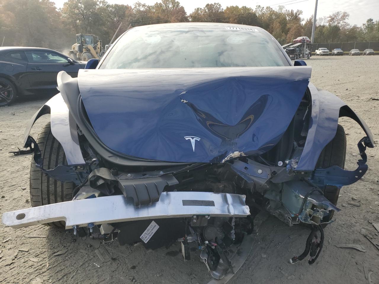 Lot #2974716113 2022 TESLA MODEL 3