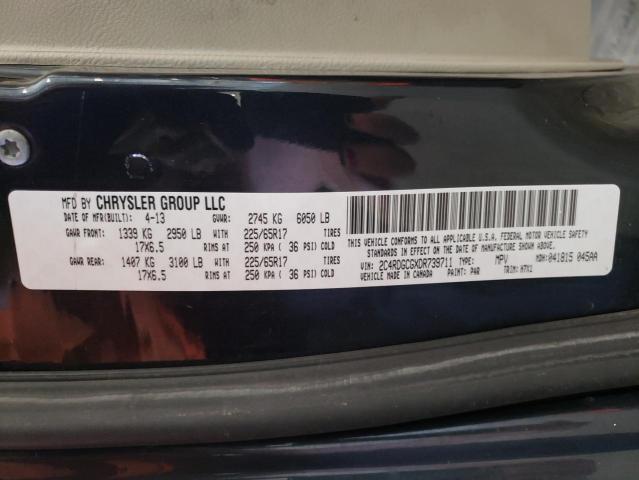 VIN 2C4RDGCGXDR739711 2013 Dodge Grand Caravan, Sxt no.14