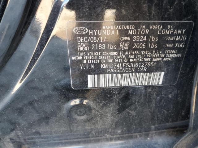 2018 HYUNDAI ELANTRA SE - KMHD74LF5JU612785