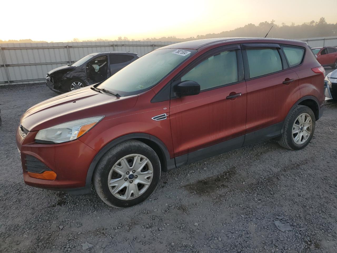 FORD ESCAPE S 2015 red  gas 1FMCU0F77FUB78622 photo #1