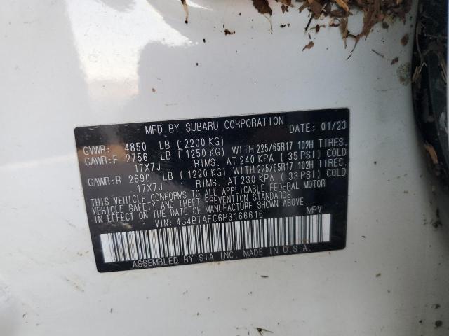2023 SUBARU OUTBACK PR - 4S4BTAFC6P3166616
