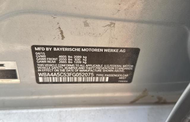 VIN WBA4A5C53FG052075 2015 BMW 4 Series, 428 I Gran... no.10