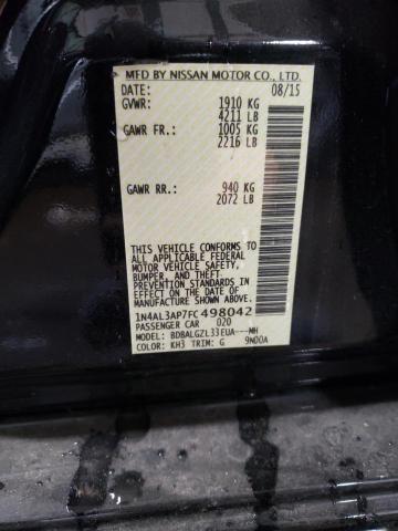 2015 NISSAN ALTIMA 2.5 - 1N4AL3AP7FC498042