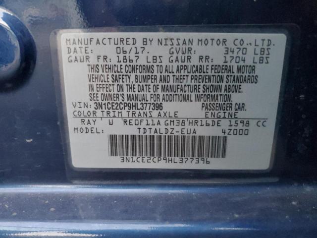 2017 NISSAN VERSA NOTE - 3N1CE2CP9HL377396