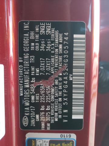 2017 KIA SORENTO LX - 5XYPG4A52HG305744
