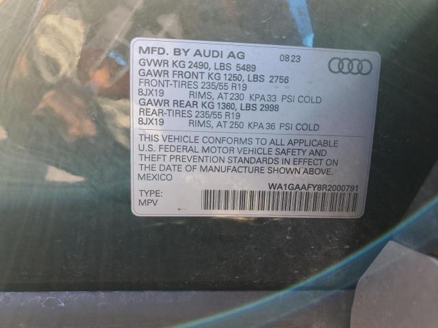 VIN WA1GAAFY8R2000791 2024 Audi Q5, Premium 45 no.14