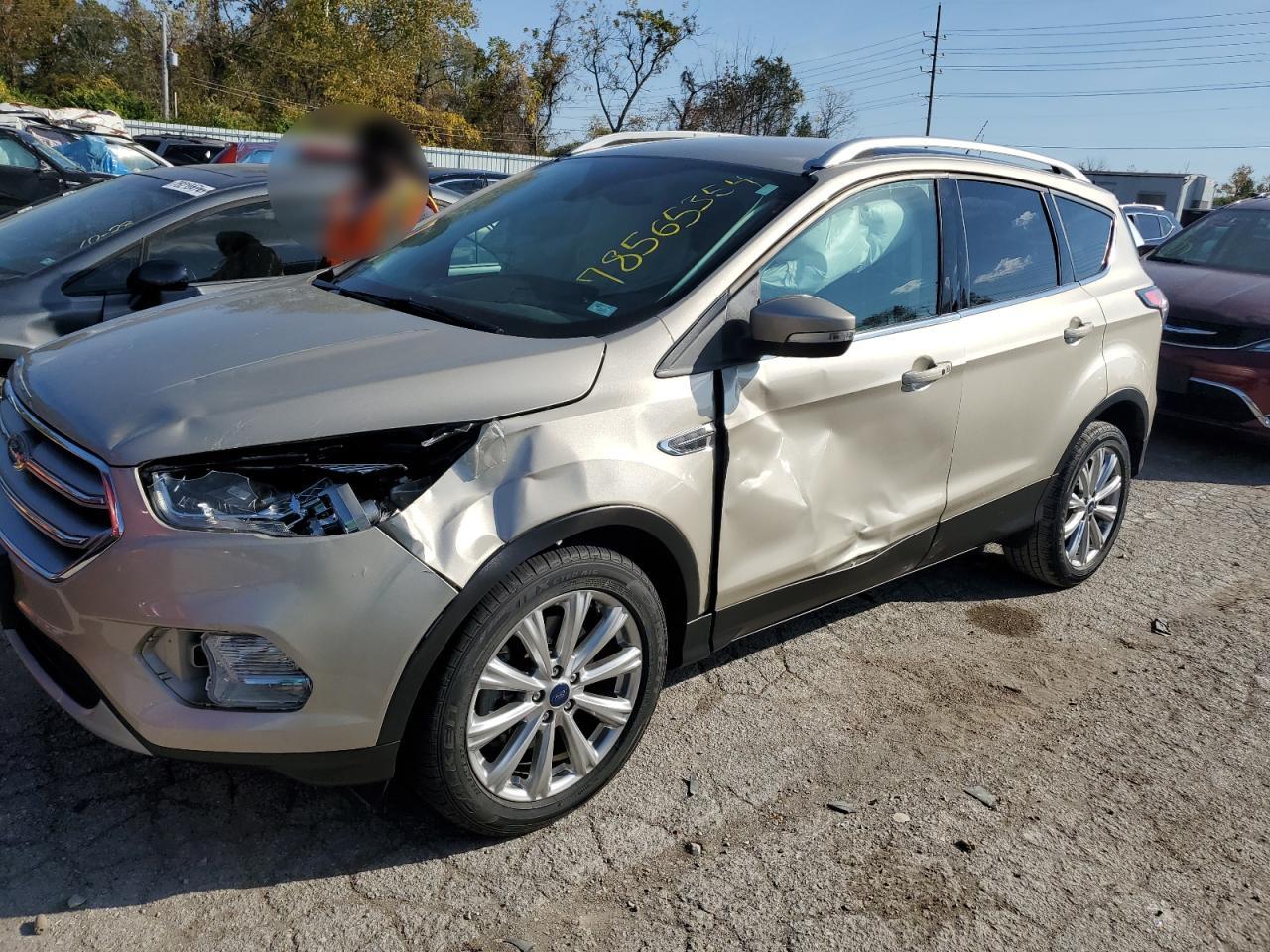 Lot #2984447660 2017 FORD ESCAPE TIT