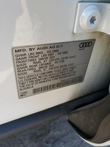 2017 AUDI Q7 PREMIUM - WA1LAAF75HD050587