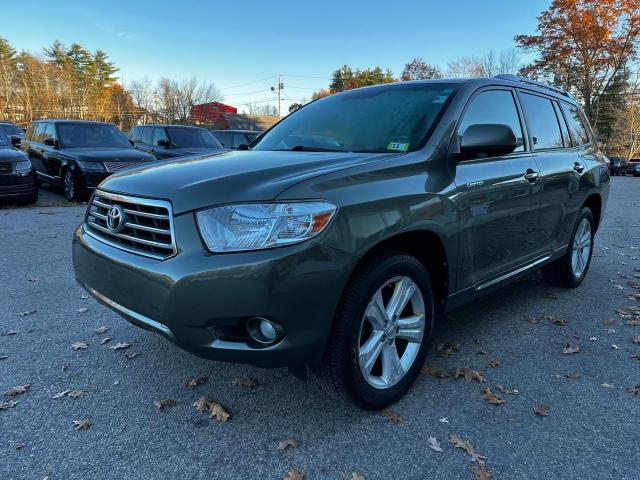 TOYOTA HIGHLANDER 2009 green 4dr spor gas JTEES42A792123966 photo #3