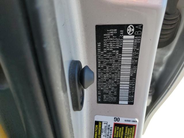 2019 TOYOTA COROLLA L - 5YFBURHE5KP870949