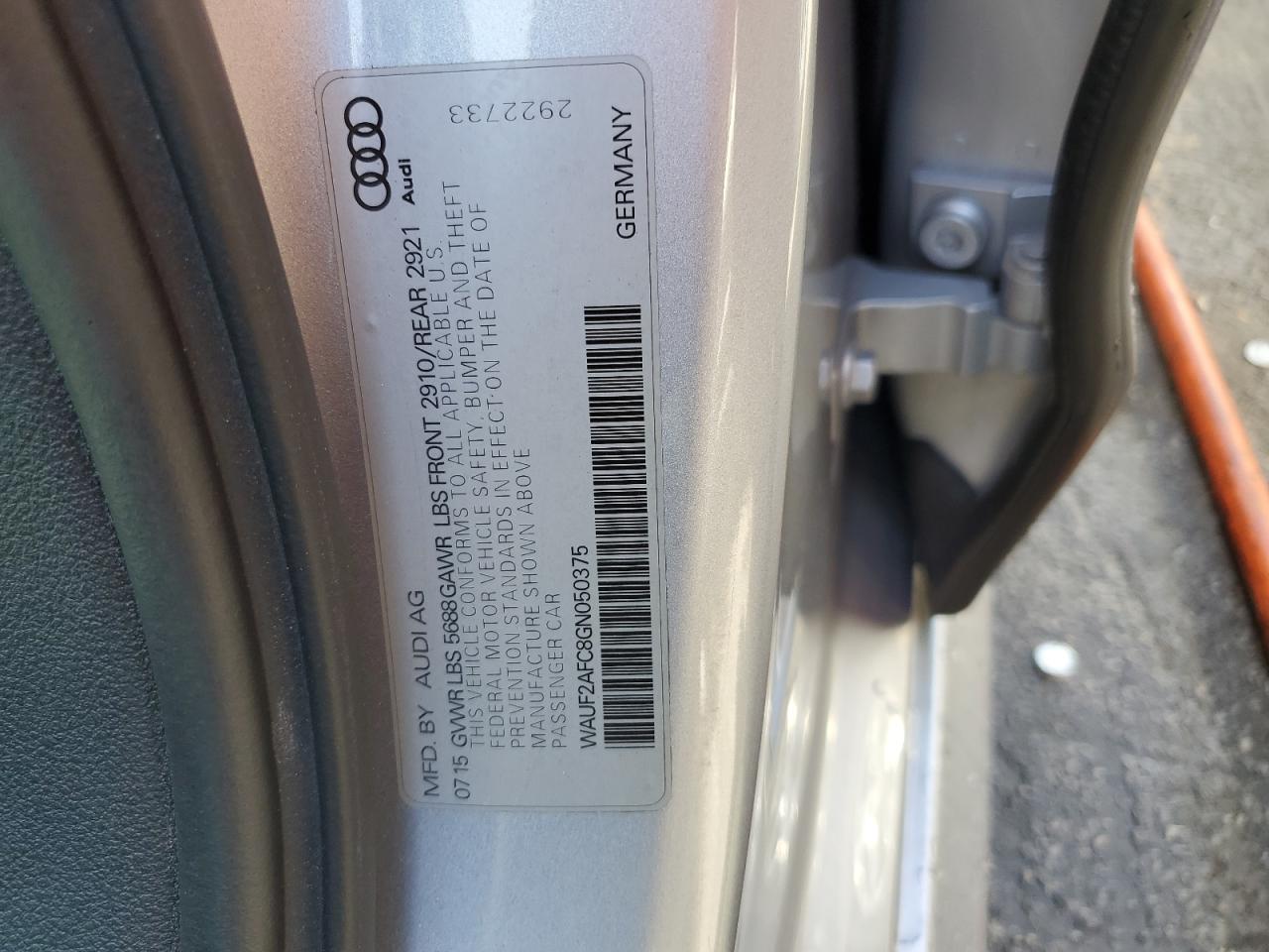 Lot #2940746314 2016 AUDI S6 PREMIUM