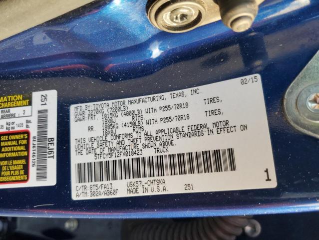 2015 TOYOTA TUNDRA DOU - 5TFCY5F12FX018423