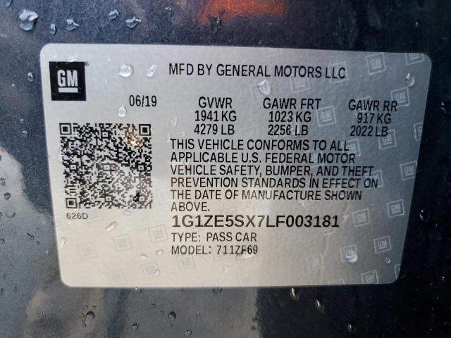 2020 CHEVROLET MALIBU PRE - 1G1ZE5SX7LF003181