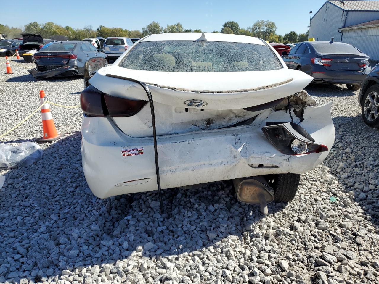 Lot #2935663935 2013 HYUNDAI ELANTRA GL