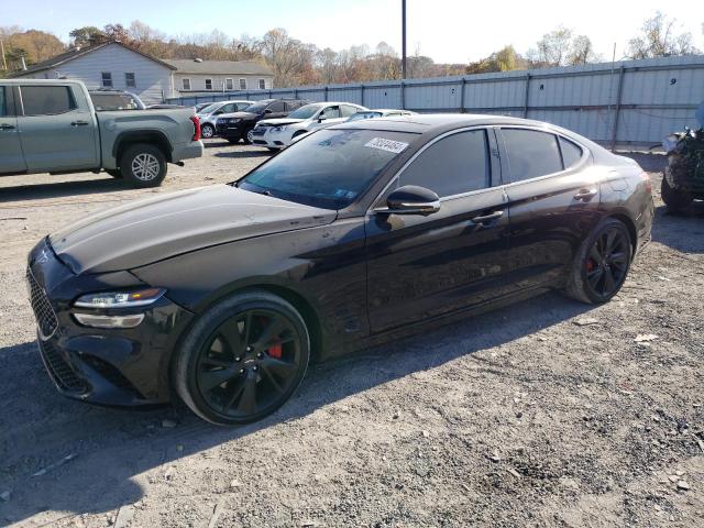 GENESIS G70 BASE 2022 black  gas KMTG54TE4NU096876 photo #1