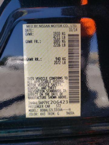 2015 NISSAN ALTIMA 2.5 - 1N4AL3AP7FC206423