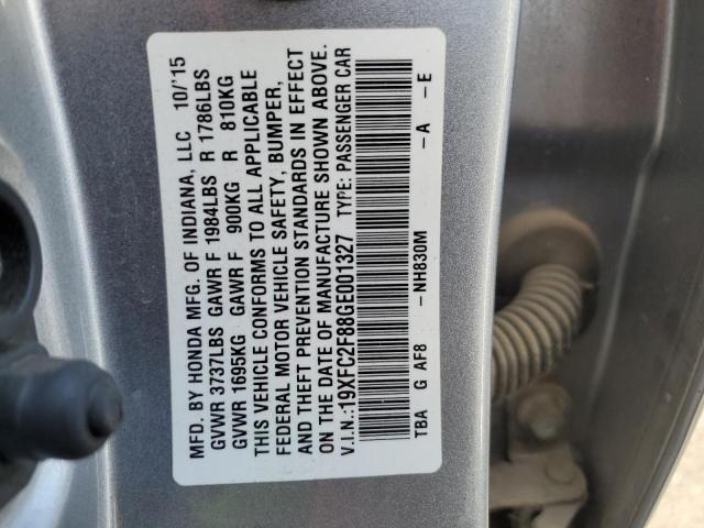 2016 HONDA CIVIC EX - 19XFC2F88GE001327