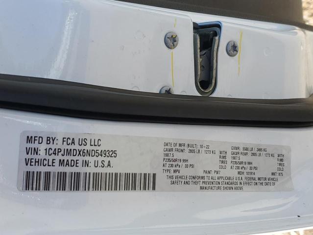 2022 JEEP CHEROKEE L - 1C4PJMDX6ND549325