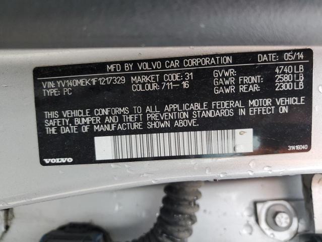 2015 VOLVO V60 PREMIE - YV140MEK1F1217329