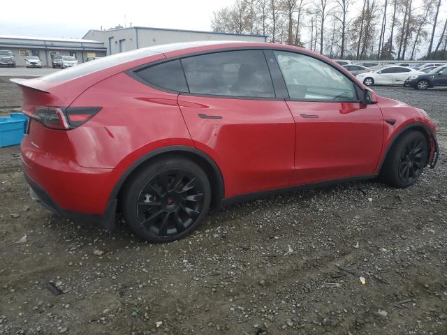 TESLA MODEL Y 2023 red  electric 7SAYGDEEXPF630391 photo #4