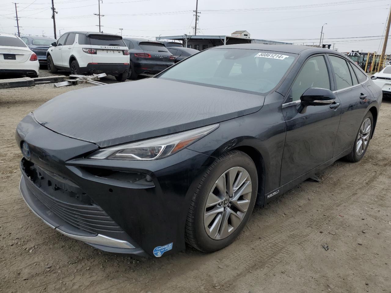 TOYOTA MIRAI XLE 2021 black  hydrogen fuel cell JTDAAAAA1MA002323 photo #1