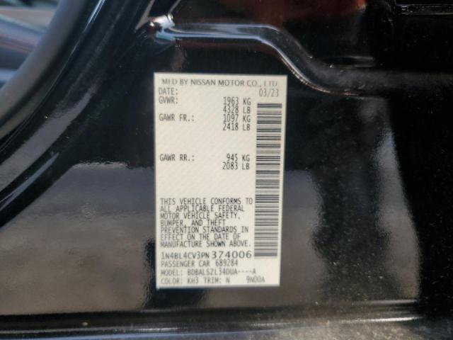 2023 NISSAN ALTIMA SR - 1N4BL4CV3PN374006