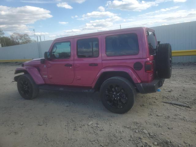 JEEP WRANGLER U 2022 pink  hybrid engine 1C4JJXP60NW101628 photo #3