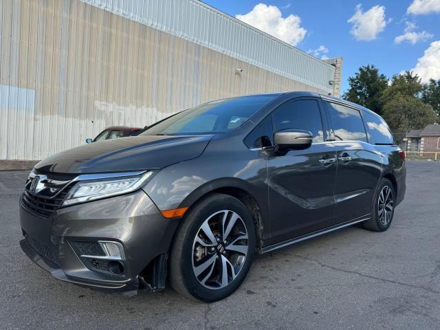 HONDA ODYSSEY EL 2018 gray  gas 5FNRL6H96JB000320 photo #3