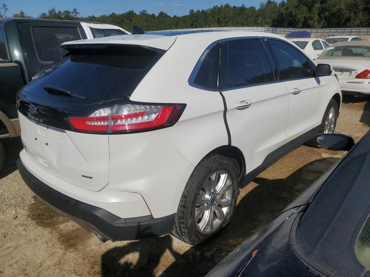 Lot #3028583913 2022 FORD EDGE TITAN