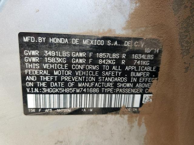 2015 HONDA FIT EX - 3HGGK5H85FM741686