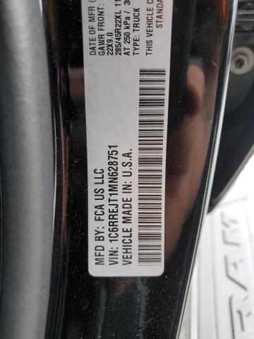 2021 RAM 1500 LARAM - 1C6RREJT1MN628751