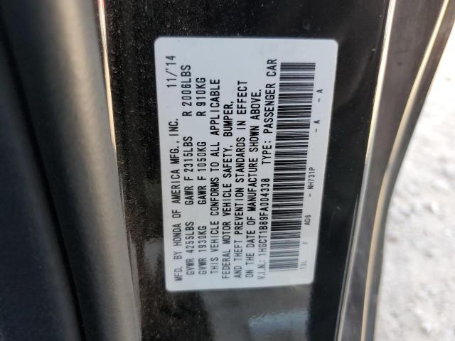 VIN 1HGCT1B89FA004338 2015 Honda Accord, Exl no.12