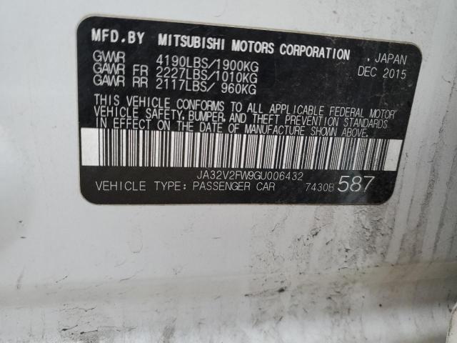2016 MITSUBISHI LANCER ES - JA32V2FW9GU006432