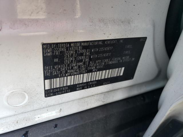 2022 TOYOTA RAV4 LE - 4T3LWRFV0NU077067