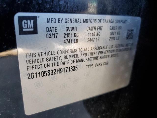 2017 CHEVROLET IMPALA LT - 2G1105S32H9171335
