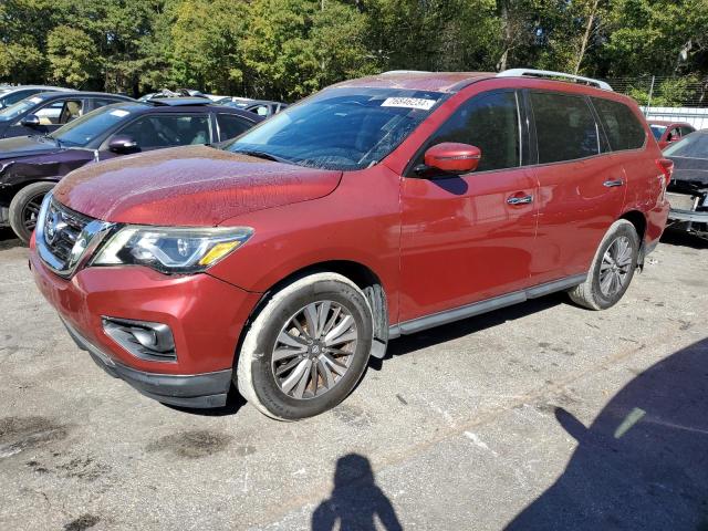 NISSAN PATHFINDER 2017 burgundy  gas 5N1DR2MN6HC661174 photo #1