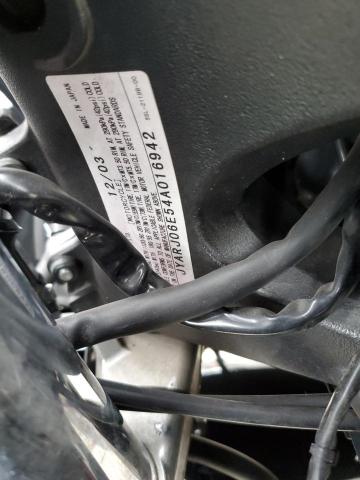 2004 YAMAHA YZFR6 L JYARJ06E54A016942