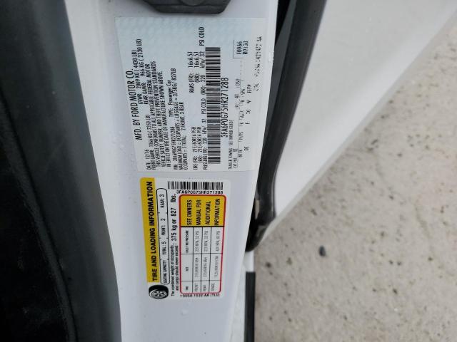 2017 FORD FUSION S - 3FA6P0G75HR271288
