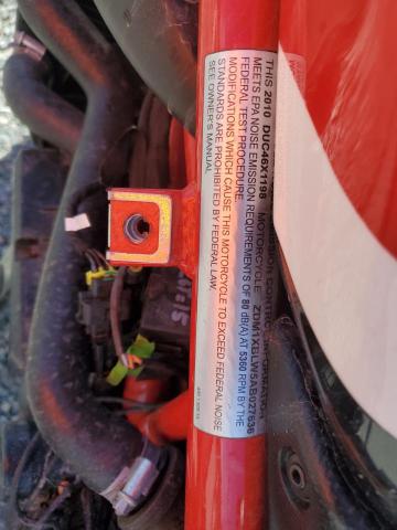 2010 DUCATI 1198 BASE ZDM1XBLW5AB027636