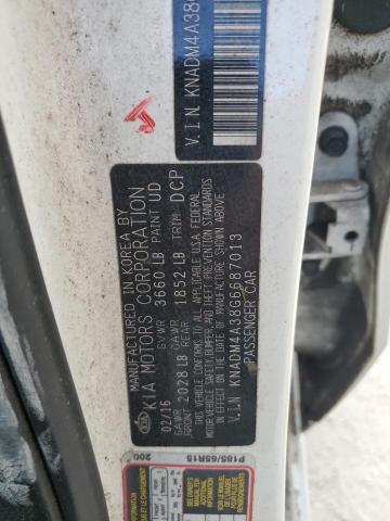 VIN KNADM4A38G6687013 2016 KIA Rio, LX no.13