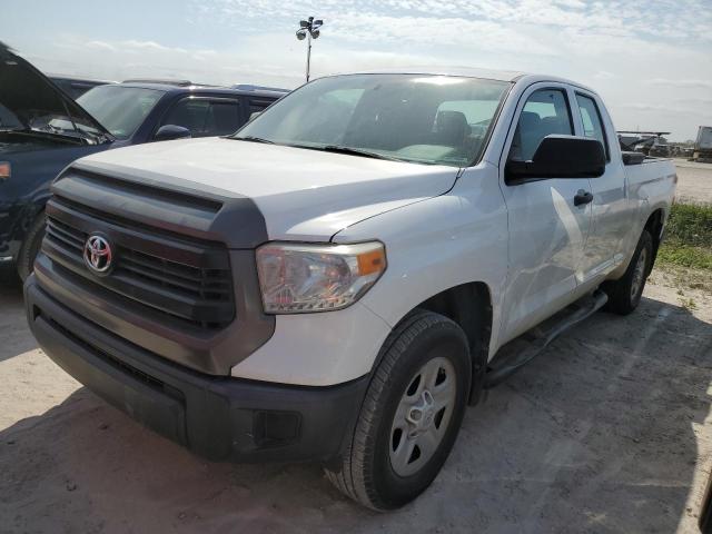 TOYOTA TUNDRA DOU 2015 white  gas 5TFRM5F19FX090905 photo #1