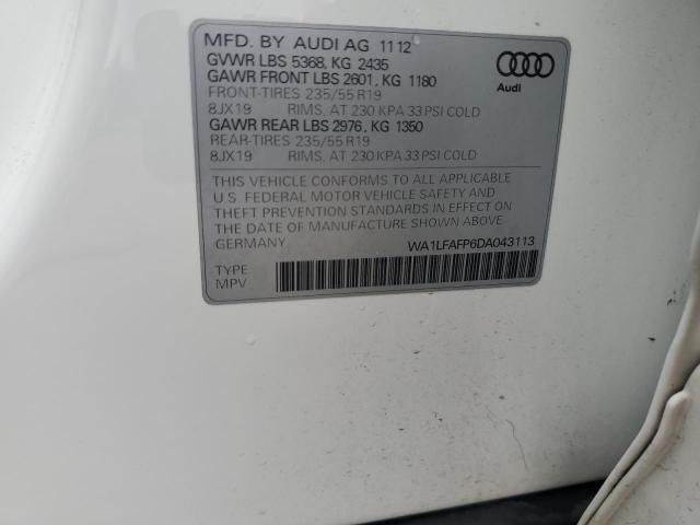 VIN WA1LFAFP6DA043113 2013 AUDI Q5 no.13