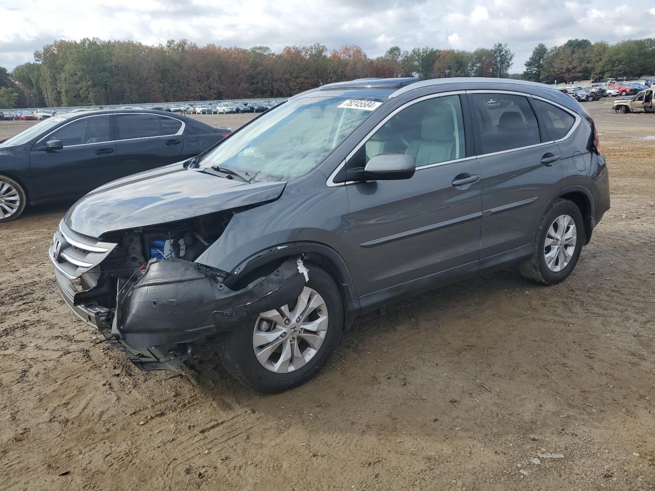 Lot #2955437531 2014 HONDA CR-V EXL