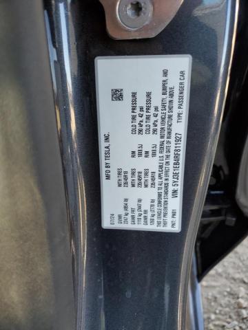 VIN 5YJ3E1EB4RF811927 2024 TESLA MODEL 3 no.13