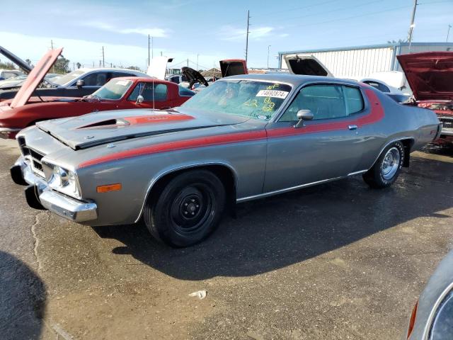 PLYMOUTH ROADRUNNER 1974 gray   RM21L4G185633 photo #1