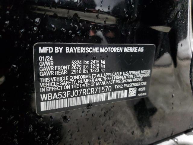 2024 BMW 530 XI - WBA53FJ07RCR71570